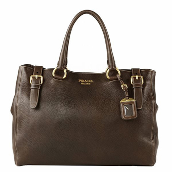 PRADA プラダ バッグ コピー CERVO トートバッグ BR4246013038 ブラウン ディアスキン